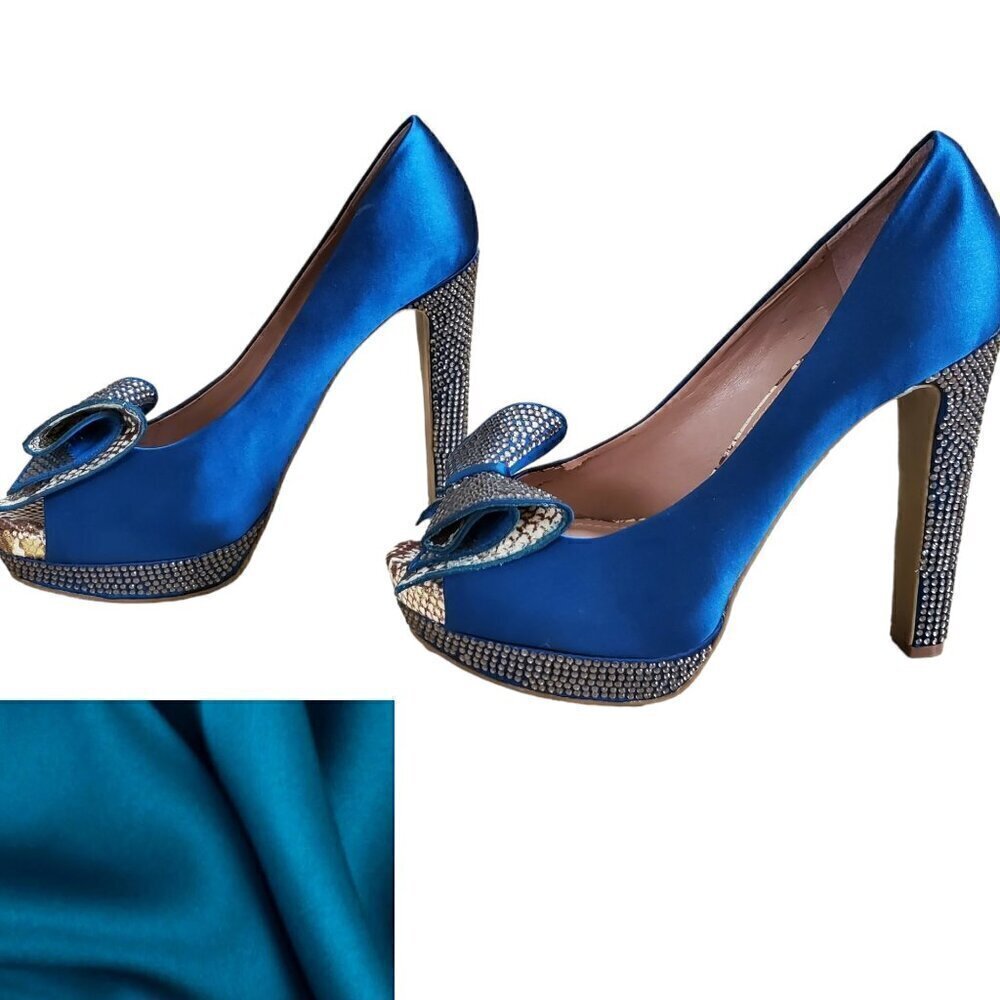 VINCE CAMUTO RHINESTONE HEELS SIZE 10 - Picture 2 of 13